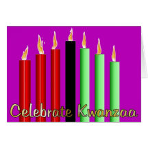 Comemore Kwanzaa Cartoes