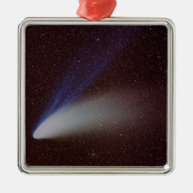 Cometa São-Bopp sobre Munich Ornamento Para Arvores De Natal