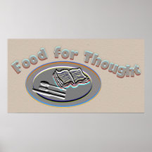 Comida para o pensamento poster