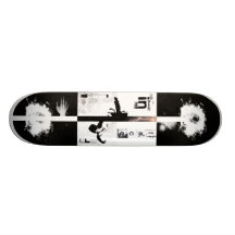 Como um perfurador na cara skates