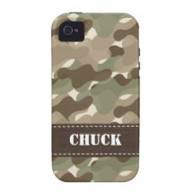 Companheiro do capa de iphone 4 de Camo da camufla