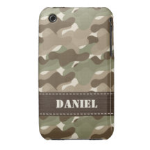 Companheiro do capa iphone 3 da camuflagem de Camo