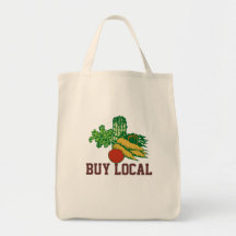 COMPRE a bolsa de compra LOCAL do design do vegeta
