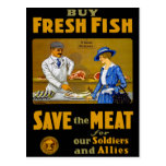 Compre peixes frescos cartões postais