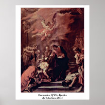 Comunhão dos apóstolos por Sebastiano Ricci Posteres