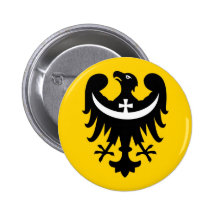 condado da região do Polônia da bandeira do dolnos Pins