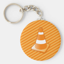 Cone da segurança de tráfego chaveiro