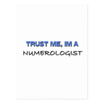 Confie que eu mim é um Numerologist Cartões Postais