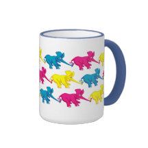 Conflito dos elefantes caneca
