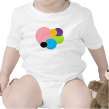 Conjunto do círculo t-shirts