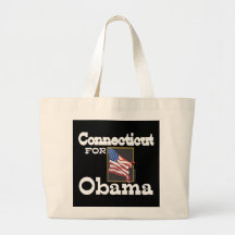 Connecticut para a sacola de Obama Bolsas De Lona