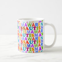 Consciência do autismo caneca