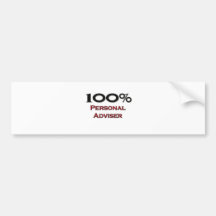 Conselheiro pessoal de 100 por cento adesivo