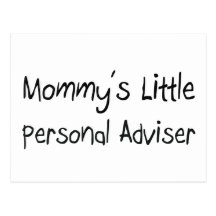 Conselheiro pessoal pequeno de Mommys Cartões Postais
