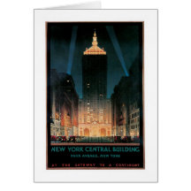 Construção central de New York Cartoes