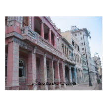 construções de havana cartao postal