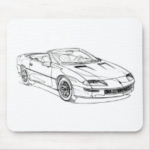 Conv 1993 de Chevy Camaro Mousepad