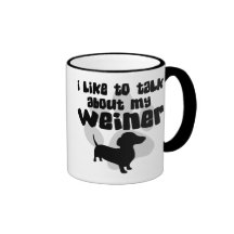 Conversa sobre meu Weiner Caneca