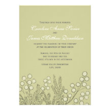 Convite botânico do casamento