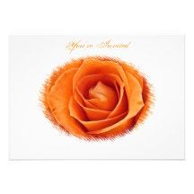 Convite cor-de-rosa do casamento da laranja