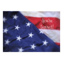 Convite da bandeira americana