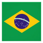 Convite da bandeira de Brasil