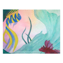 Convite da cauda & dos peixes da sereia