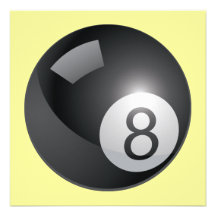 Convite de 8 bolas