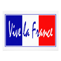 Convite de festas de France do La de Vive com band