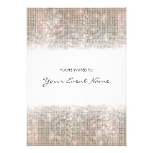 Convite de festas de prata dos Sequins