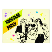 Convite de festas de Rockstar