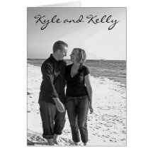 Convite de Kyle e de Kelly Cartao