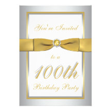 Convite do aniversário da prata e do ouro 100th
