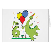 Convite do aniversário de Dino 6o Cartões
