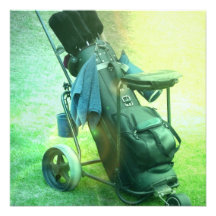 Convite do Caddie de golfe