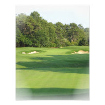 Convite do campo de golfe