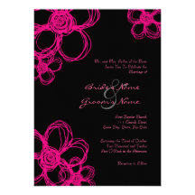 Convite do casamento das flores selvagens 5x7 do r