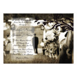 Convite do casamento vintage