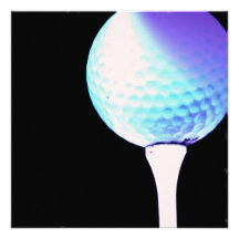 Convite do T de golfe