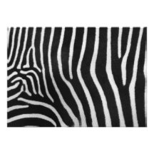 Convite do teste padrão listrado da zebra