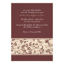 Convite floral do casamento do acento do creme e d