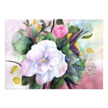convite floral macio
