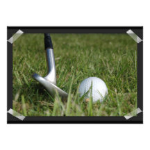 Convite Golfing da foto
