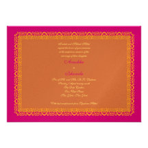 Convite muçulmano Hindu indiano Mehndi do casament