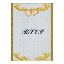 Convite simples elegante do casamento de RSVP