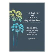 Convite Wedding dos Wildflowers | de Ombre