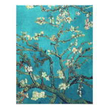 Convites das flores da amêndoa de Van Gogh