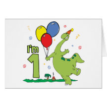 Convites do aniversário de Dino primeiros Cartoes