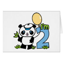 Convites do aniversário do menino da panda primeir cartoes