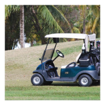 Convites do carro de golfe